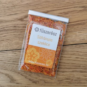 SÁFRÁNYOS SZEKLICE morzsolt